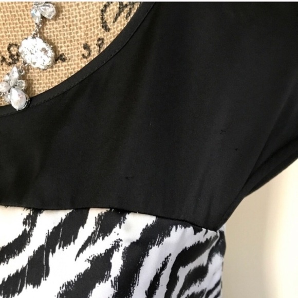 •Express• zebra shift dress - Picture 3 of 5